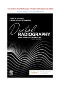 Test Bank Dental Radiography Principles and Techniques 6th Edition Iannucci Howerton