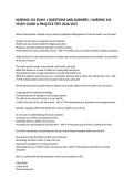 NURSING 101 EXAM 1 QUESTIONS AND ANSWERS &vert; NURSING 101 STUDY GUIDE & PRACTICE TEST 2026&sol;2027