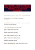 NUR 216 EXAM 2 GRADE A&plus; COMPLETE&NewLine;EXAM QUESTIONS AND 100&percnt; VERIFIED&NewLine;ANSWERS &lpar;2026&sol;2027&rpar; PASS&NewLine;GUARANTEE