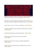 POST EXAM PRACTICE TEST EXAM&NewLine;NEWEST ACTUAL EXAM COMPLETE&NewLine;300 QUESTIONS AND CORRECT&NewLine;DETAILED ANSWERS &lpar;VERIFIED&NewLine;ANSWERS&rpar; &vert;ALREADY GRADED&NewLine;A&plus;&vert;&vert;BRAND NEW VERSION 2026&excl;&excl;&excl;
