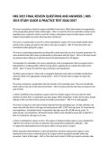 NRS 3015 FINAL REVIEW QUESTIONS AND ANSWERS &vert; NRS 3015 STUDY GUIDE & PRACTICE TEST 2026&sol;2027