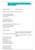American Red Cross First Aid CPR AED Instructor Exam Questions & Answers &vert; Actual Exam &vert; Updated 2026&sol;2027 &vert; Instant Download&NewLine;