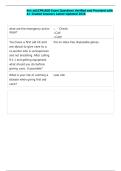 First Aid CPR AED Exam Questions & Answers &vert; Actual Exam &vert; Updated 2026&sol;2027 &vert; Instant Download&NewLine;