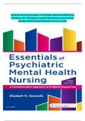 TEST BANK ESSENTIALS OF PSYCHIATRIC MENTAL HEALTH NURSING 3RD EDITION A Communication Approach to Evidence-Based Care BY ELIZABETH VARCAROLIS&NewLine;