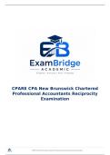 CPARE CPA New Brunswick Chartered Professional Accountants Reciprocity Examination