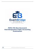 PDPA CPA New Brunswick Post-Designation Public Accounting Examination