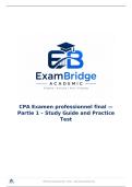 CPA Examen professionnel final &mdash; Partie 1 &ndash; Study Guide and Practice Test