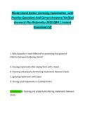 &NewLine;Rhode Island Barber Licensing Examination with practice questions and correct answers 