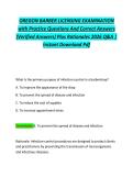 OREGON BARBER LICENSING EXAMINATION &NewLine;with Practice Questions And Correct Answers &NewLine;&lpar;Verified Answers&rpar; Plus Rationales 2026 Q&A &vert; &NewLine;Instant Download Pdf