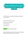 Oklahoma Barber Licensing Examination with &NewLine;Practice Questions And Correct Answers &lpar;Verified &NewLine;Answers&rpar; Plus Rationales 2026 Q&A &vert; Instant &NewLine;Download Pdf 