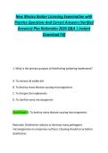 New Mexico Barber Licensing Examination with &NewLine;Practice Questions And Correct Answers &lpar;Verified &NewLine;Answers&rpar; Plus Rationales 2026 Q&A &vert; Instant &NewLine;Download Pdf