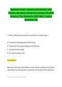 Nebraska Barber Licensing Examination with Practice Questions And Correct Answers