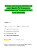 Minnesota Barber Licensing Examination with &NewLine;Practice Questions And Correct Answers &NewLine;&lpar;Verified Answers&rpar; Plus Rationales 2026 Q&A &vert; &NewLine;Instant Download Pdf 
