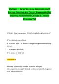 Michigan &mdash; Barber Licensing Examination with &NewLine;Practice Questions And Correct Answers &lpar;Verified &NewLine;Answers&rpar; Plus Rationales 2026 Q&A &vert; Instant &NewLine;Download Pdf