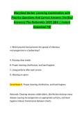 Maryland Barber Licensing Examination with &NewLine;Practice Questions And Correct Answers &lpar;Verified &NewLine;Answers&rpar; Plus Rationales 2026 Q&A &vert; Instant &NewLine;Download Pdf