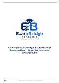 CPA Ireland Strategy & Leadership Examination &ndash; Exam Review and Answer Key