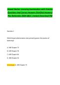 Hawaii Barber Licensing Examination with Practice &NewLine;Questions And Correct Answers &lpar;Verified Answers&rpar; &NewLine;Plus Rationales 2026 Q&A &vert; Instant Download Pdf 