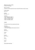 Unit Review
