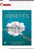 Test Bank &ndash; Concepts of Genetics 12th Ed&period; &lpar;Klug & Cummings&rpar; &vert; Verified PDF &vert; 26 Chapters Complete