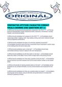 FIREFIGHTER APTITUDE CHARACTER CORRECT FINALS ANSWERS AND QUESTIONS SET A&period;pdf