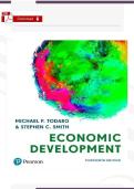 Test Bank &ndash; Economic Development 13th Ed&period; &lpar;Todaro & Smith&rpar; &vert; Verified PDF &vert; 15 Chapters Complete