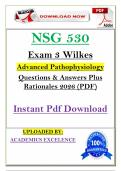 NSG 530 Exam Prep Bundle &lpar;PDF&rpar; &vert; 2026 Advanced Pathophysiology Exams 1-4 &vert; Q&A