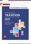 Solution Manual &ndash; Principles of Taxation 2025 Evergreen &lpar;Jones&rpar; &vert; Verified PDF &vert; 18 Chapters Complete