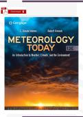 Solution Manual &ndash; Meteorology Today 13th Ed&period; &lpar;Ahrens&rpar; &vert; Verified PDF &vert; 20 Chapters Complete