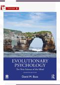 Test Bank &ndash; Evolutionary Psychology 7th Ed&period; &lpar;Buss&rpar; &vert; Verified PDF &vert; 13 Chapters Complete
