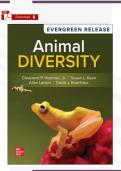 Test Bank &ndash; Animal Diversity 9th Ed&period; &lpar;Hickman&rpar; &vert; Verified PDF &vert; 20 Chapters Complete