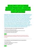 Nevada &lpar;NV&rpar; C-2D Low Voltage Contractor Newest Exam &ndash; Actual 200 Questions with Answers & Rationales &vert; instant pdf download