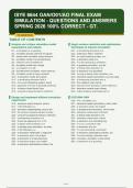 ISYE 6644 OAN O01 AO FINAL EXAM SIMULATION QUESTIONS AND CORRECT ANSWERS PLUS RATIONALES&vert; INSTANT DOWNLOAD