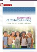 Test Bank &ndash; Essentials of Pediatric Nursing 5th Ed&period; &lpar;Kyle & Carman&rpar; &vert; Verified PDF &vert; 29 Chapters &plus; Rationales