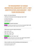 7B MANAGEMENT OF WOOD DESTROYING ORGANISMS UNIT 2&period; PEST IDENTIFICATION AND BIOLOGY - TEST YOUR KNOWLEDGE