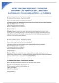 NEIEP 500 EXAM 2026&sol;2027 &vert; ELEVATOR INDUSTRY &vert; 40 VERIFIED Q&A &vert; DETAILED RATIONALES &vert; PASS GUARANTEED &ndash; A&plus; GRADED 