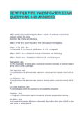 CERTIFIED FIRE INVESTIGATOR EXAM QUESTIONS AND ANSWER1&period;