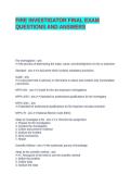 FIRE INVESTIGATOR FINAL EXAM QUESTIONS AND ANSWERS&period;