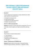 NSG 3130 Exam 1 &vert; NSG 3130 Fundamental &NewLine;Concepts & Skills II &vert; Q&A with Rationale &NewLine;2026&sol;2027 Update
