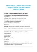 NSG 3130 Exams - Fundamental Concepts & Skills II Exams with Answers  