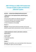 NSG 3130 Exam 4 &vert; NSG 3130 Fundamental &NewLine;Concepts & Skills II &vert; Q&A with Rationale &NewLine;2026&sol;2027 Update
