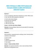 NSG 3130 Exam 3 &vert; NSG 3130 Fundamental &NewLine;Concepts & Skills II &vert; Q&A with Rationale &NewLine;2026&sol;2027 Update 