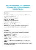 NSG 3130 Exam 2 &vert; NSG 3130 Fundamental &NewLine;Concepts & Skills II &vert; Q&A with Rationale &NewLine;2026&sol;2027 Update