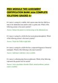 PEDS MODULE TWO ASSESSMENT&NewLine;CERTIFICATION BANK 2026 COMPLETE&NewLine;SOLUTIONS GRADED A&plus;