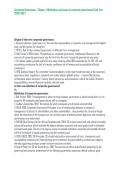 Corporate Governance - Chapter 1 &lpar;Definitions and issues in corporate governance&rpar;&period;Final Test 20262027&period;&NewLine;
