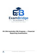 FR CPA Australia CPA Program &mdash; Financial Reporting Examination
