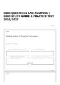 N580 QUESTIONS AND ANSWERS &vert; N580 STUDY GUIDE & PRACTICE TEST 2026&sol;2027