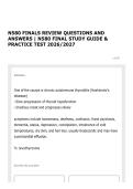 N580 FINALS REVIEW QUESTIONS AND ANSWERS &vert; N580 FINAL STUDY GUIDE & PRACTICE TEST 2026&sol;2027