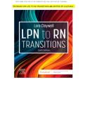 Test Bank for LPN to RN Transitions&comma; 6th Edition by Lora Claywell &vert; Chapters 1&ndash;18 Complete &vert; Questions & Answers &vert; 2027&NewLine;