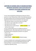 CAPSTONE&lowbar;ATI&lowbar;NURSING&lowbar;CARE&lowbar;OF&lowbar;CHILDREN&lowbar;MATERNAL&lowbar;NEWBORN&lowbar;ASSESSMENT