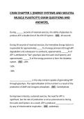 CISSN CHAPTER 1 &lpar;ENERGY SYSTEMS AND SKELETAL &NewLine;MUSCLE PLASTICITY&rpar; EXAM QUESTIONS AND &NewLine;ANSWERS&comma;